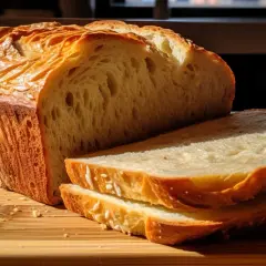 Pyszny domowy chleb z chrupiącą skórką